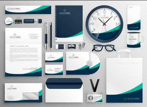 Business stationery vector