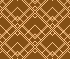 Checkered geometric art deco seamless pattern vector