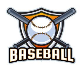 Classic baseball sport logo vector