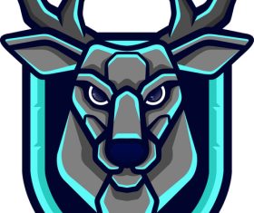 Deer Sports and E-Sports Logo vector
