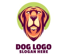 Dog Head Mascot Logo vector