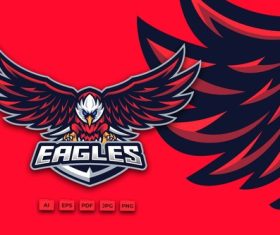 Eagle Mascot Logo vector