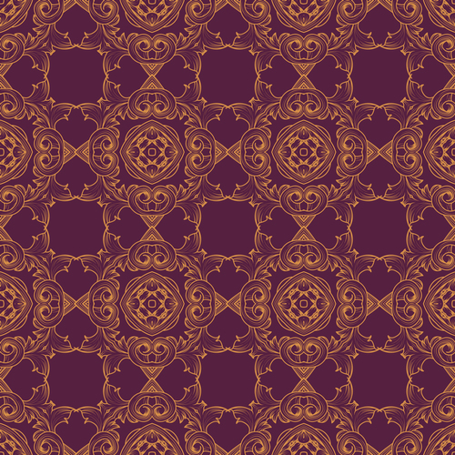 Elegant ornament seamless pattern vector