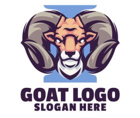 Goat Mascot Logo Designs vector