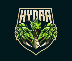 Hydra Mascot logo for esport and sport vector