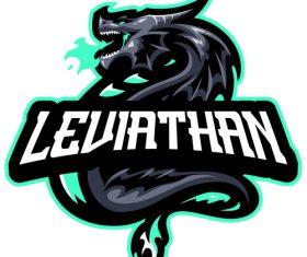 Leviathan – Esport and Sport Mascot Logo Template vector