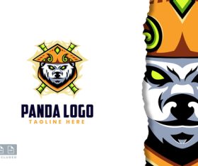 Panda Logo Template vector