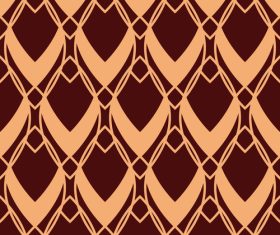 Rhombus art deco seamless pattern vector