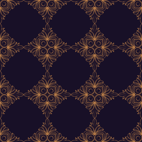 Seamless rhombus ornament pattern vector