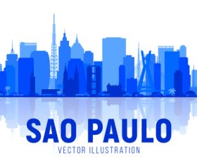 Travel tourism concept city panorama vector