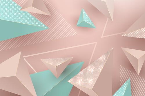 Triangle abstract background vector