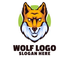 Wolf Logo designs vector