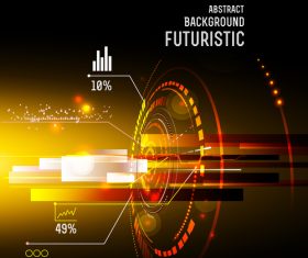 Abstract background futuristic vector
