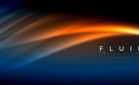 Abstract fluid background vector