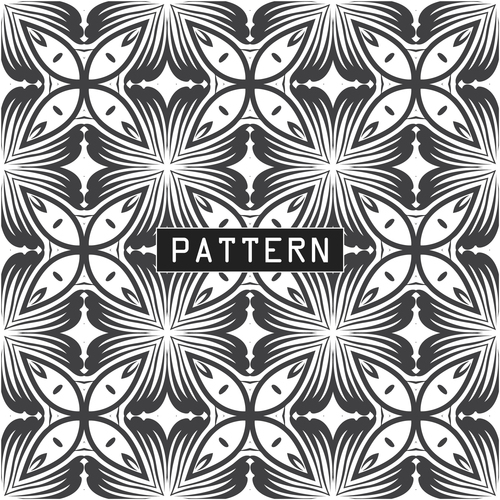 Black and white striped seamless design pattern vector