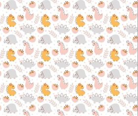 Chic seamless pattern vector