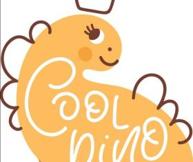 Cool dino vector