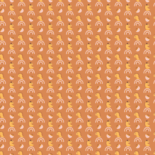 Cute animals background seamless pattern vector