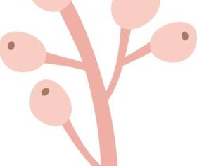Fruit plant vector