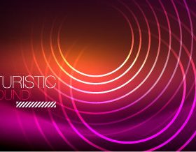 Futuristic abstract background vector