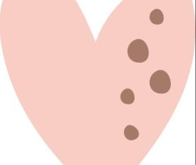 Heart children cartoon drawing vector