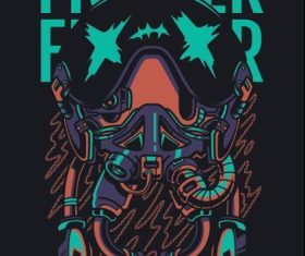 Jet fighter t-shirt illustrations vector