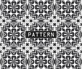 Seamless design pattern black and white vector