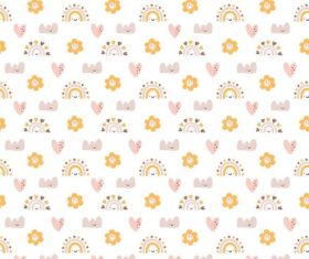 Simple seamless pattern vector