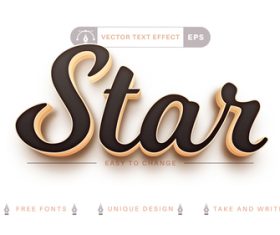 Stas vector text effect