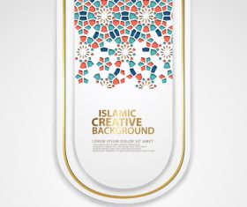 Style Islamic background vector