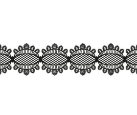 Abstract eye lace pattern vector