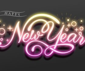 Art 3d editable text style effect vector