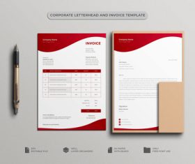 Business Invoice designs vector