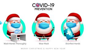 Covid-19 prevention propaganda vector