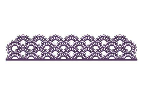 Design lace vector