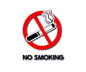 Design no smoking sign vector