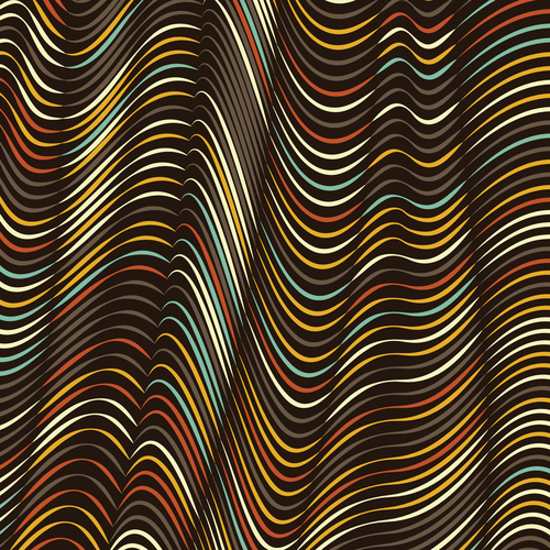 Flex lines water pattern decorative background vector