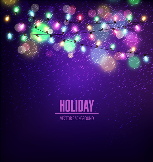 Holiday vector background elements