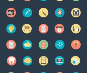Medical element icon vector