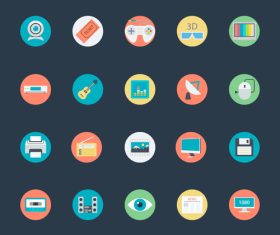 Multimedia icon vector