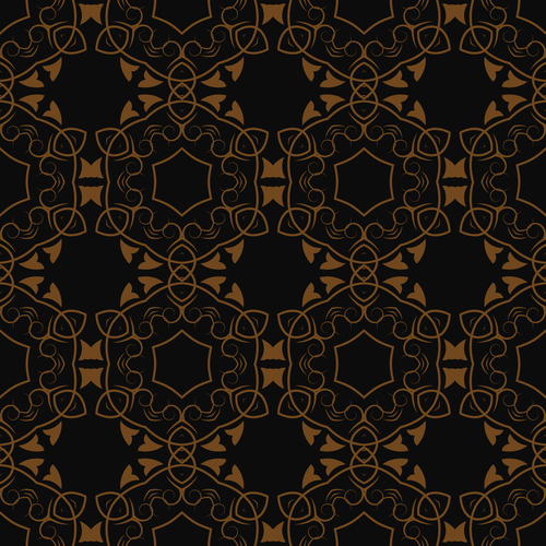 Ornament pattern seamless vector