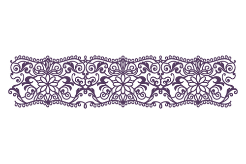 Pattern lace vector