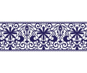 Perfect lace pattern vector