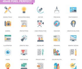 Tools pixel perfect icon vector