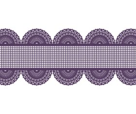 Unique lace pattern vector