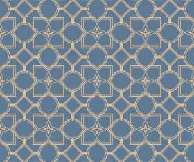 Various geometric seamless patterns vector