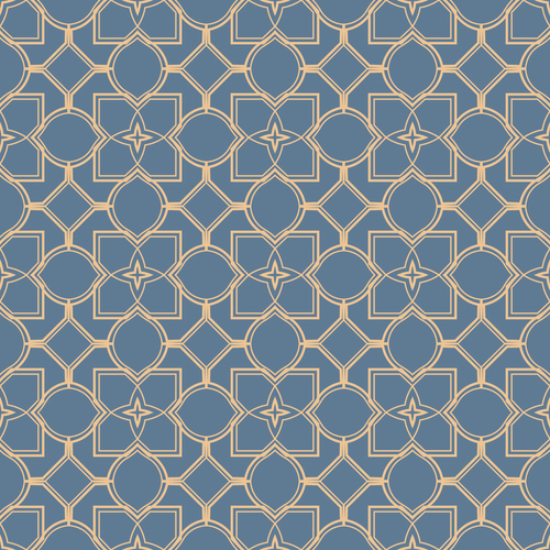 Various geometric seamless patterns vector