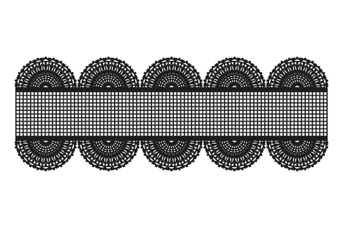 Very nice lace pattern vector