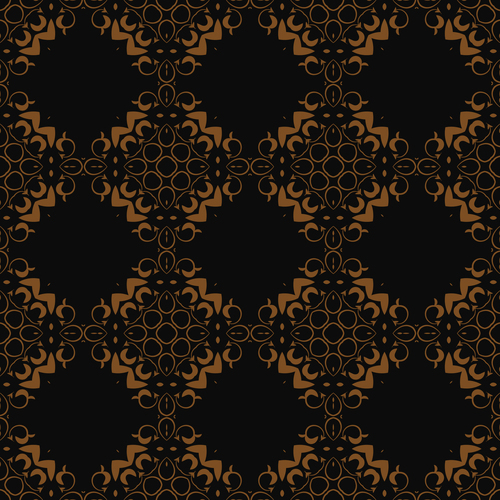 Vintage ornament pattern seamless vector
