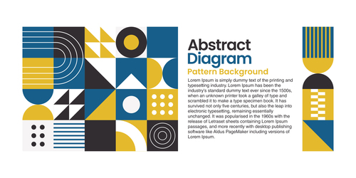 Abstract diagram background vector